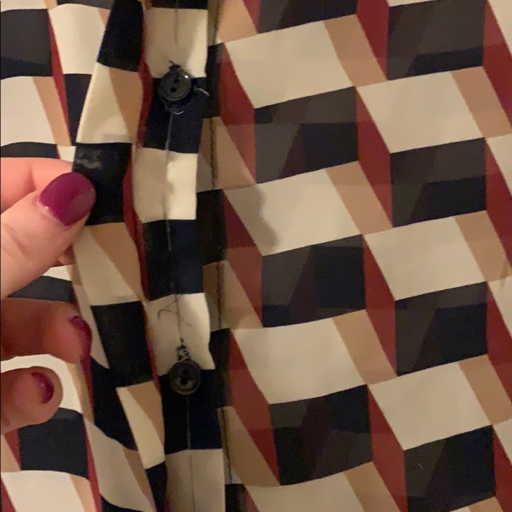 Sheer button up - Picture 2 of 4